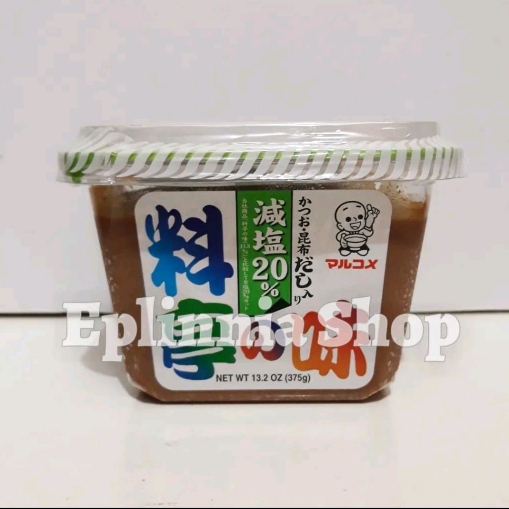 

Marukome Dashi Iri Ryoutei No Aji Genen Paste Mild Salt Miso 375 gr