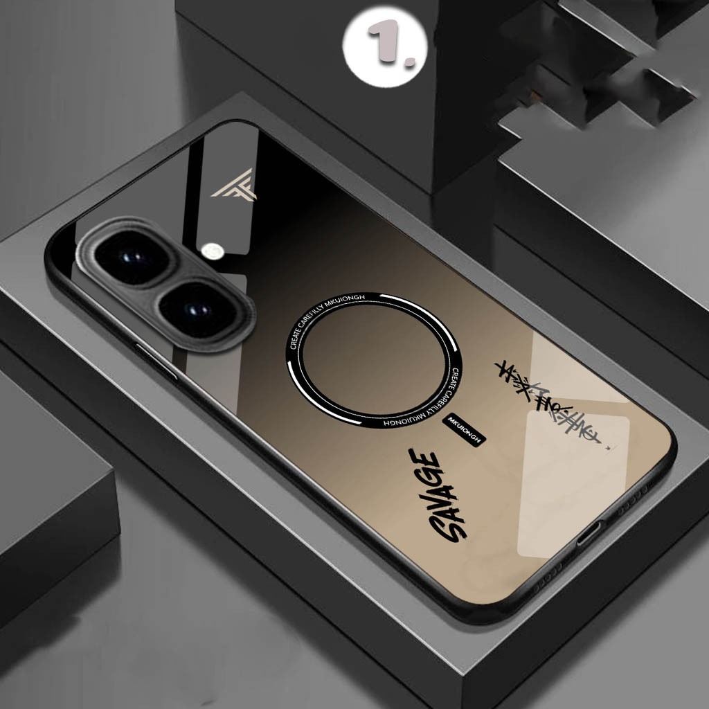 [FK-266] Casing Hp Glossy Glass Kaca For INFINIX Smart 10 Smart 10 HD Smart 10 Plus Note 50s Not 50x