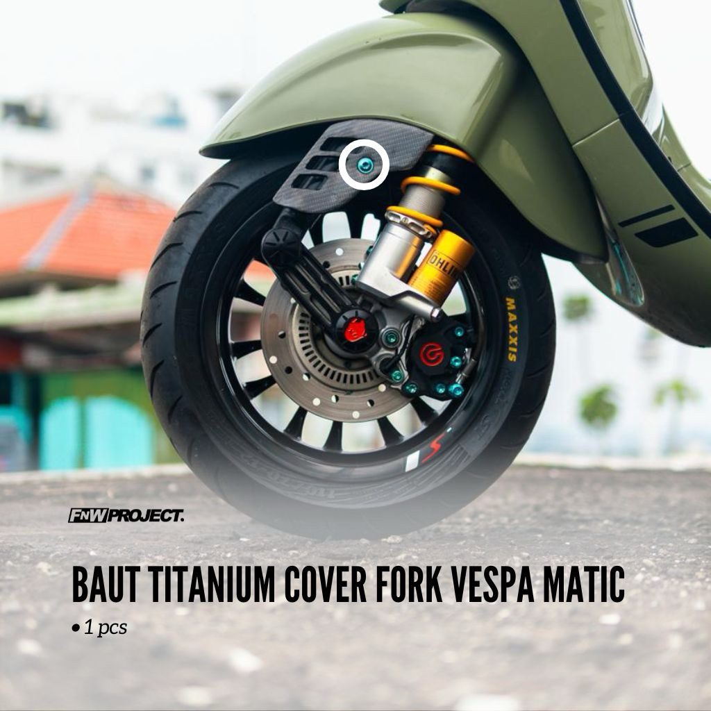 BAUT TITANIUM COVER FORK VESPA MATIC
