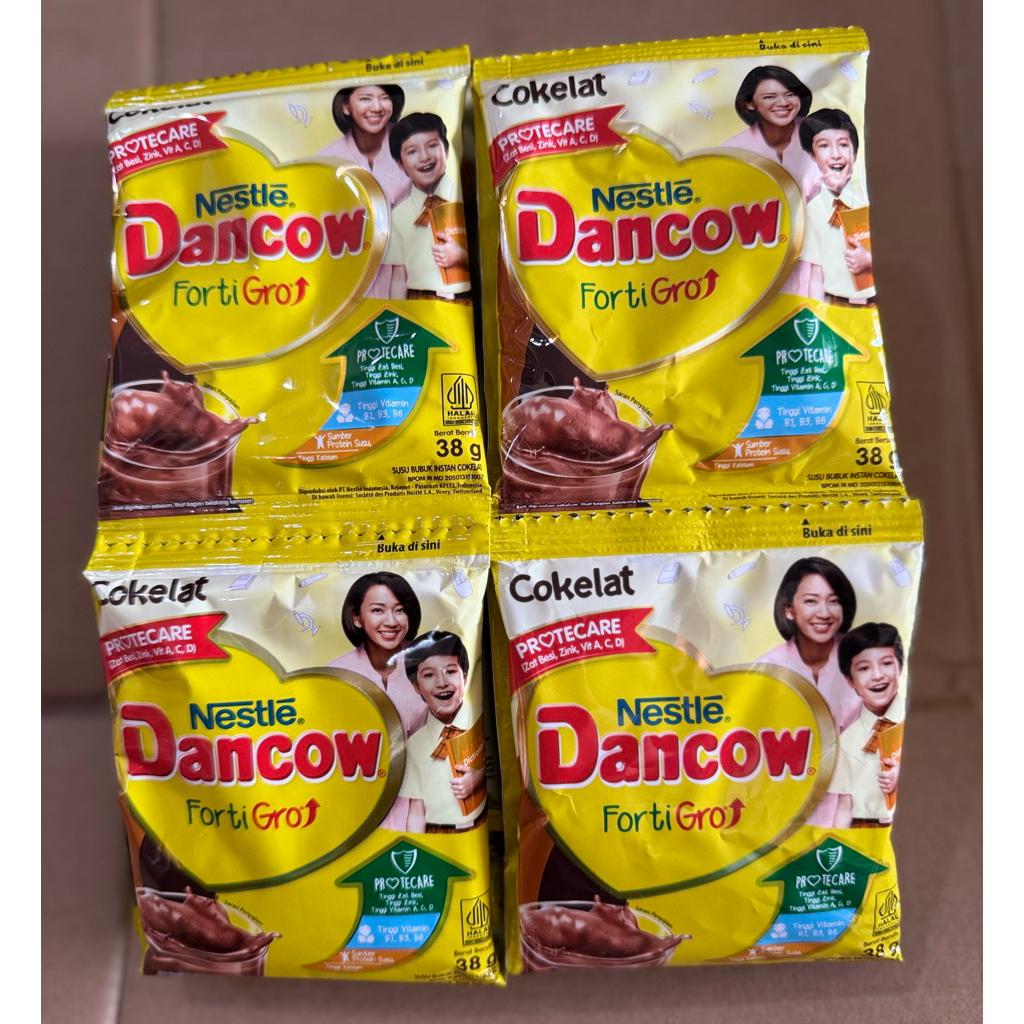 

Nestle Dancow FortiGro Coklat 38g 1Renceng isi 10Sachet