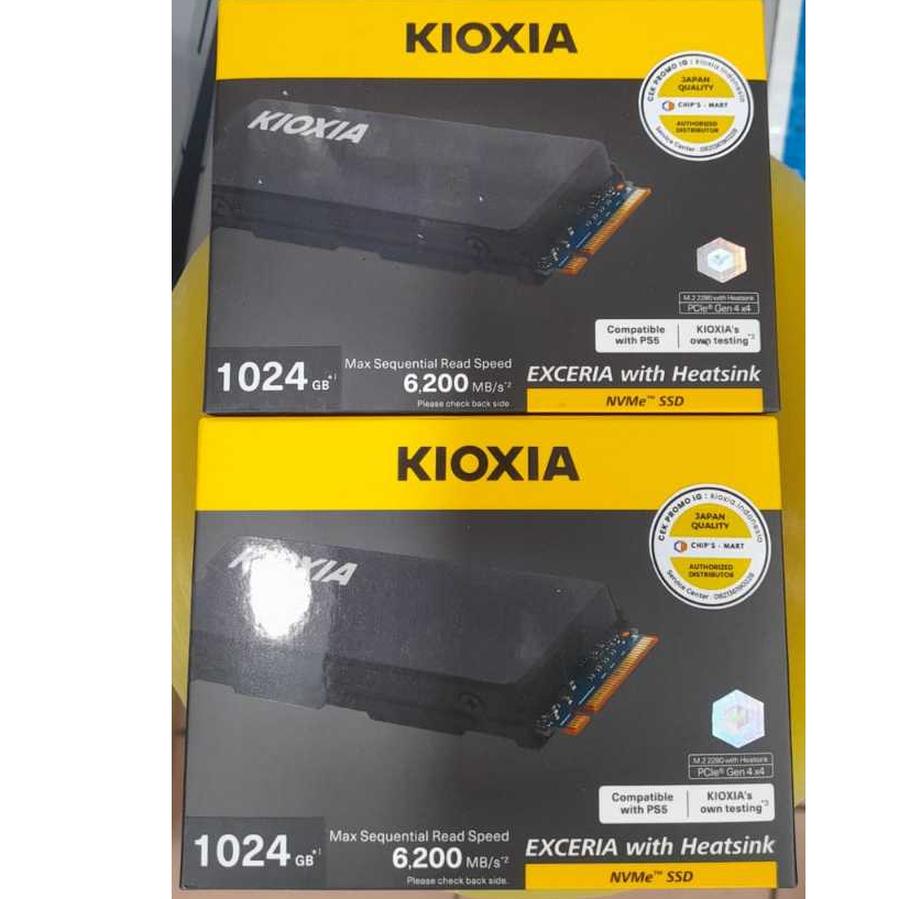 SSD PS5 Kioxia SSD Gaming with Heatsink NVMe SSD 2TB / 1TB For PS 5 / Laptop