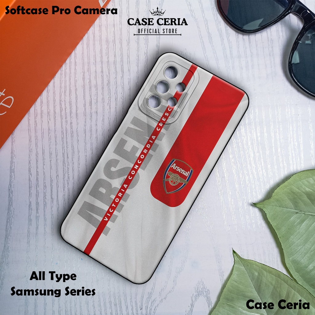 Case For Samsung A13 4G/ A23 4G/ A23 5G – Casing HP Motif Club Bola 2– Softcase Pro Camera – Silikon