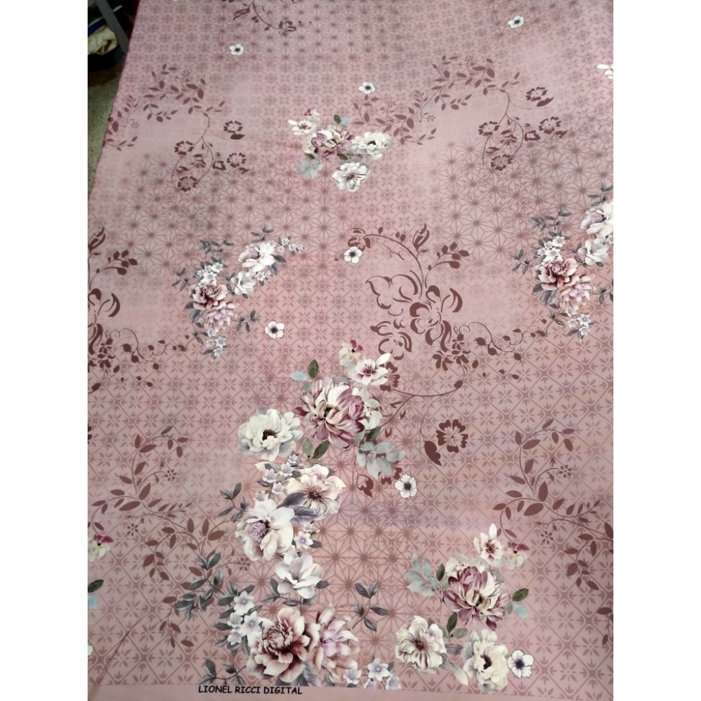 kain lionel ricci /Lionel Richie motif premium motif A harga persetengah meter/50cm