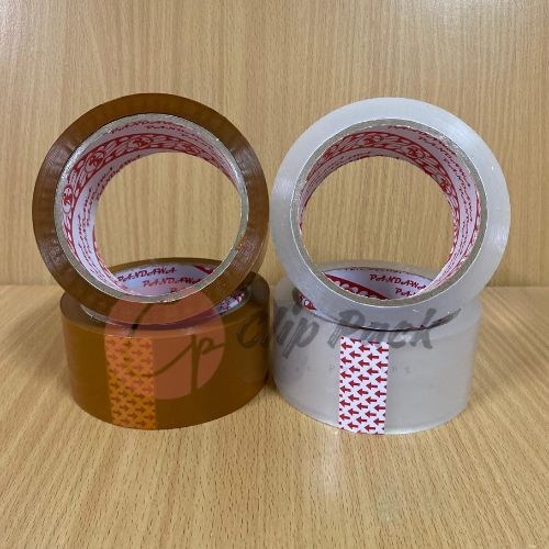 

Lakban Pandawa 45mm x 90yd – Anti Sobek | Coklat atau Bening