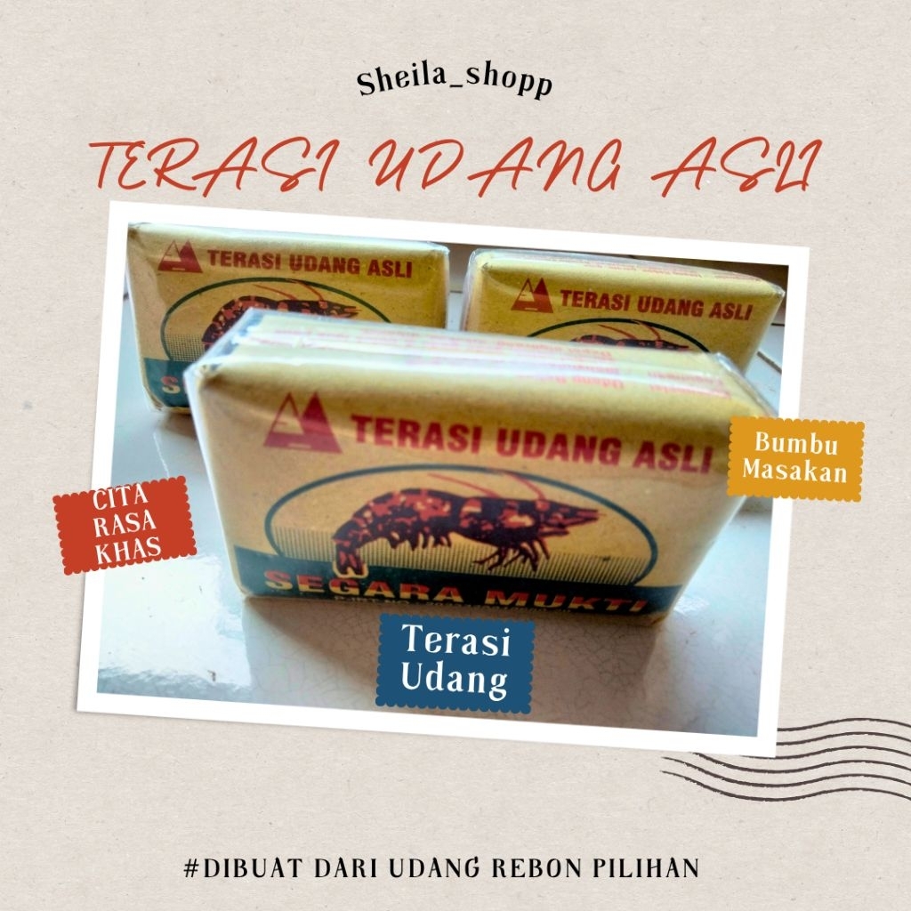 

Terasi Udang Asli / Bumbu Masakan / Fresh / Higienis