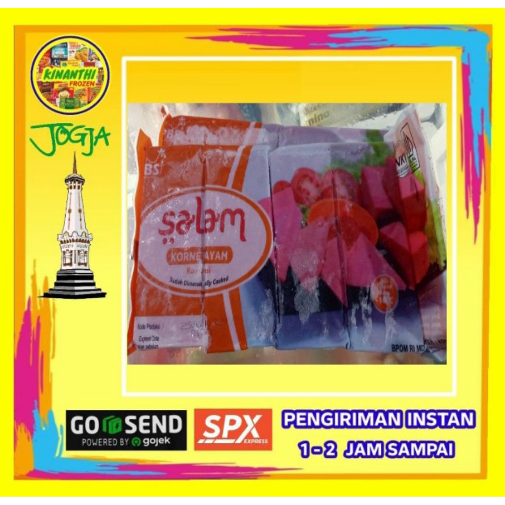 

Salam kornet ayam merah panjang Jogja frozen
