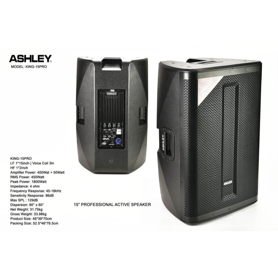 Speaker Aktif Ashley King 15 PRO Original 15 inch King 15 PRO