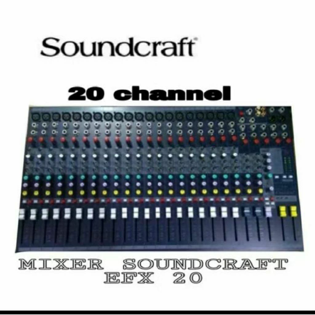 Moxer audio EFX20 20channel soundcraft efx 20