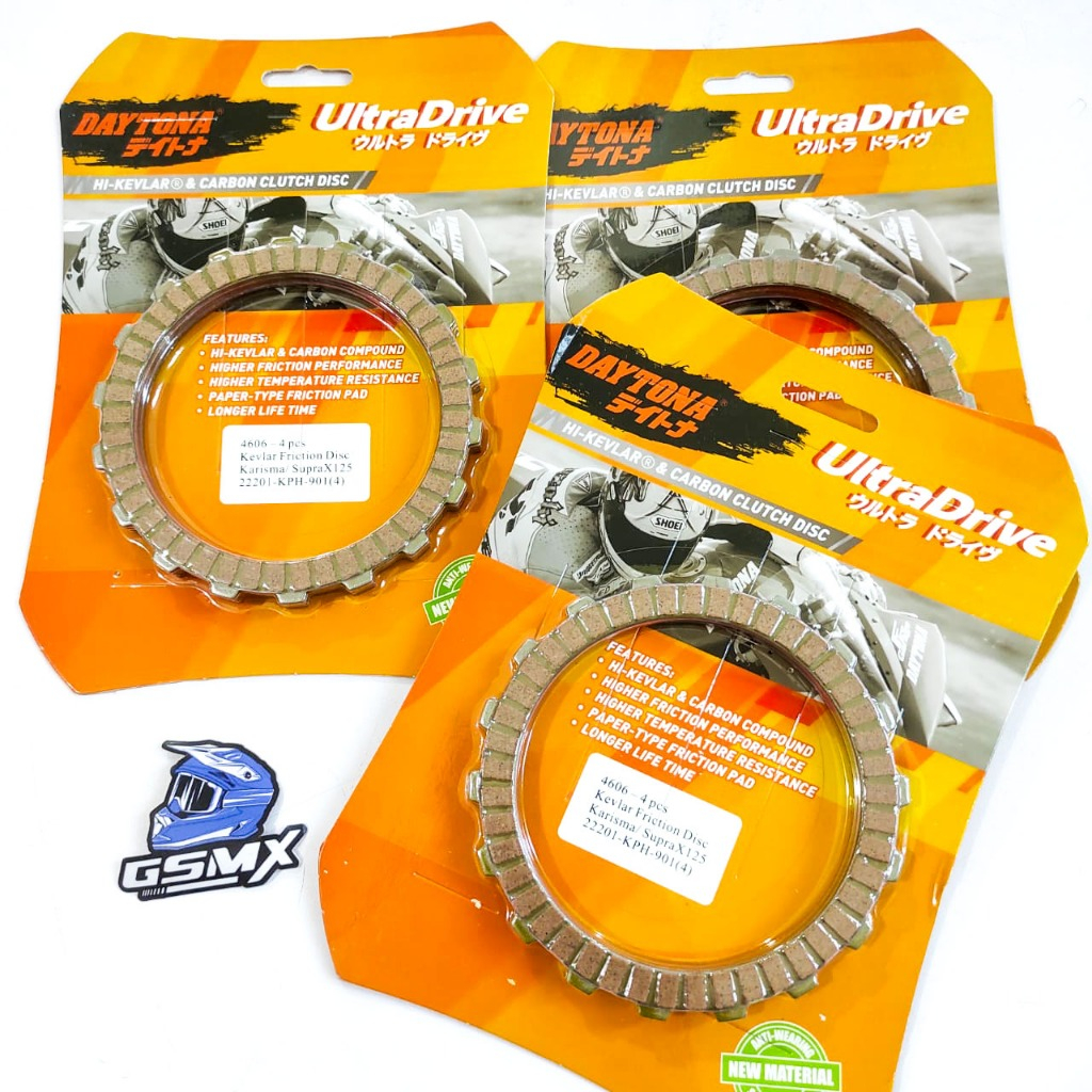 Kampas Kopling Racing Daytona Supra 125 Karisma