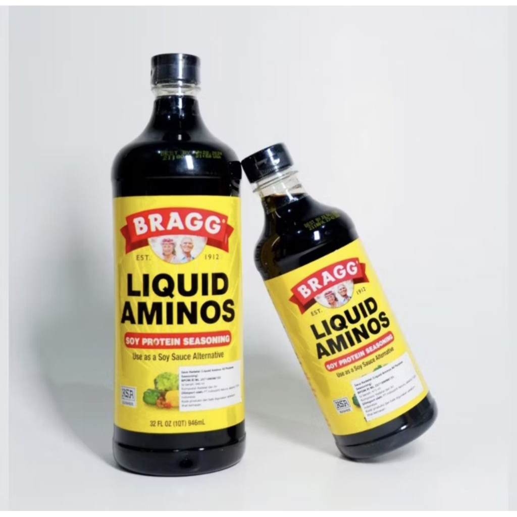 

Bragg Liquid Aminos/Kecap Asin Organik Aminos NON MSG UK 473ml/946ml