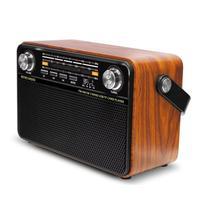 Radio Speaker Bluetooth Jadul Mp3 Fleco F-505T | Radio Retro 3 Band Fm/Am/Sw/  Radio Model Terbaru