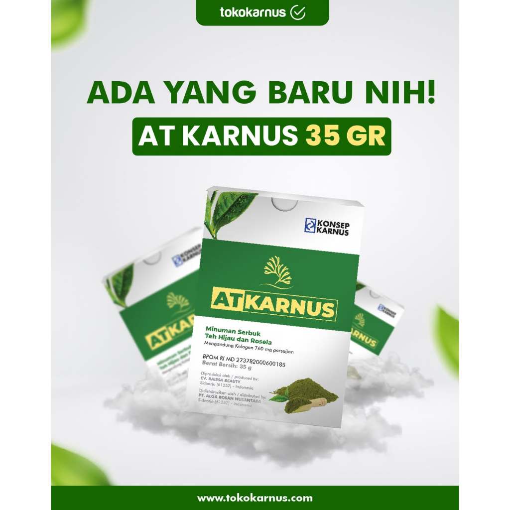 

kemasan baru pack 35gr ALGA TEA / AT KARNUS