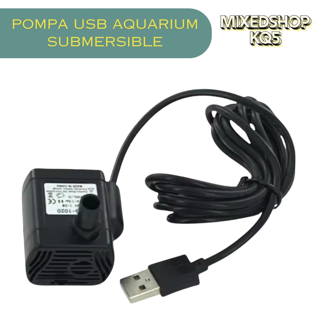 Nobira98 Pompa Air Mini Usb Filter Aquarium Usb Filter Aquascape Mini 7Rhapjbk