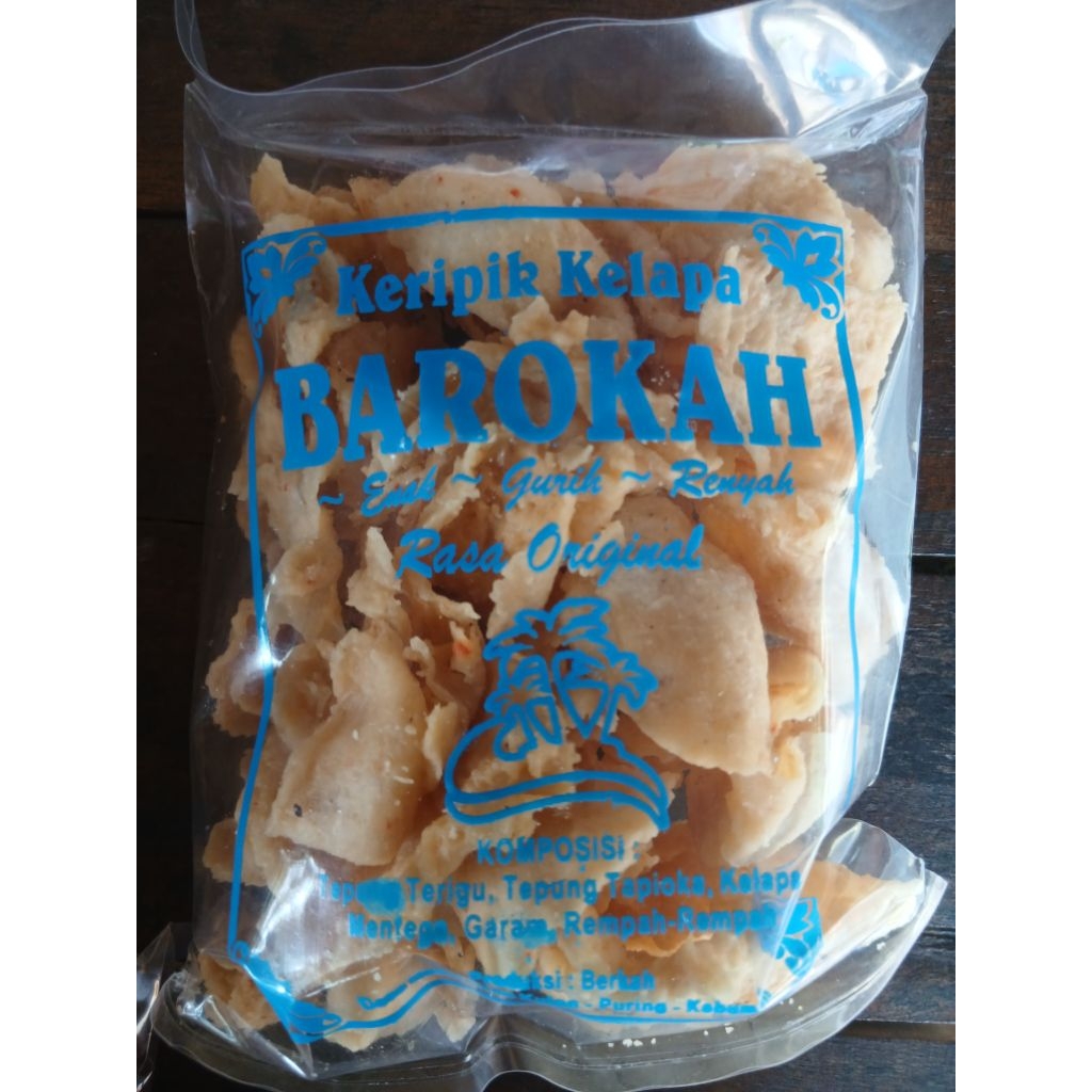 

Keripik kelapa kemasan 150 gram