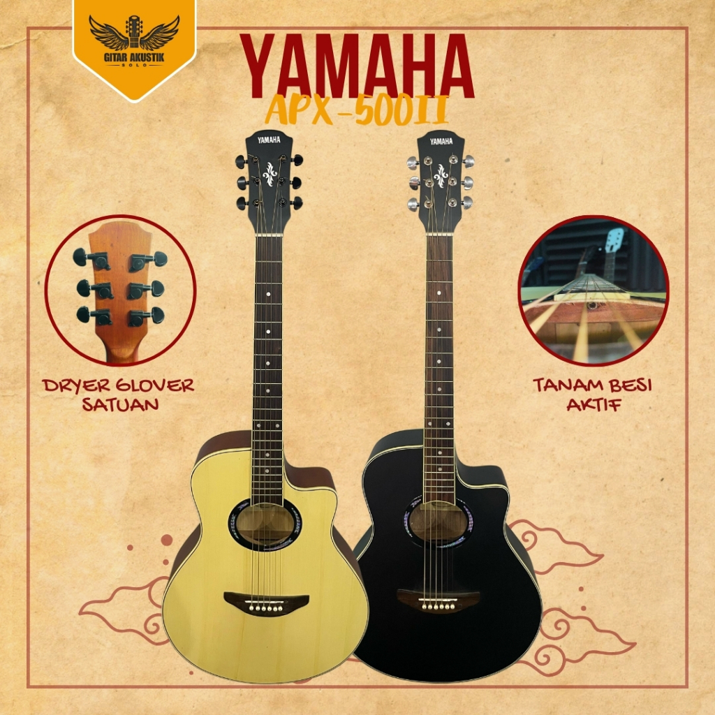 COD - Gitar APX 500-II Meranti / Gitar APX Custom Tanan Besi