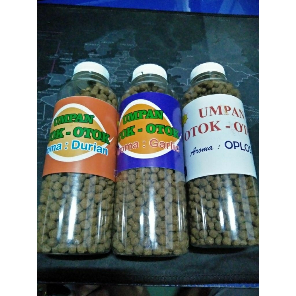 OTOK-OTOK UMPAN PANCING PATIN TOMBRO BANDENG LELE NILA MUJAER BUTIRAN / PELET AROMA OPLOS GARLIC DUR