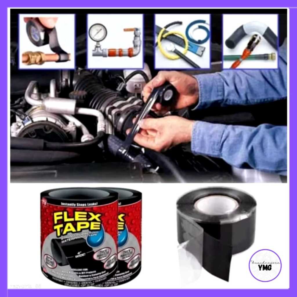(YMG)Flex Tape Isolasi Lakban Anti Bocor /Lakban Super Kuat Waterprof
