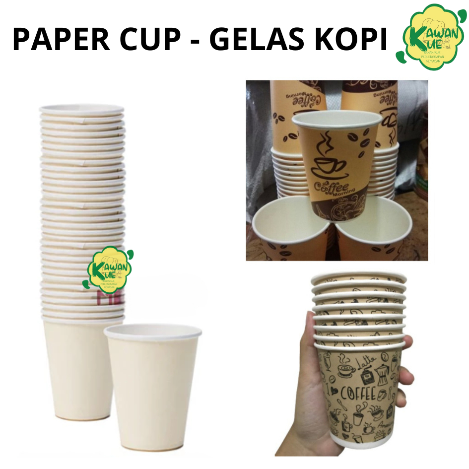 Paper Cup Coffe/Tutup Gelas Kopi/Gelas Kopi Kertas