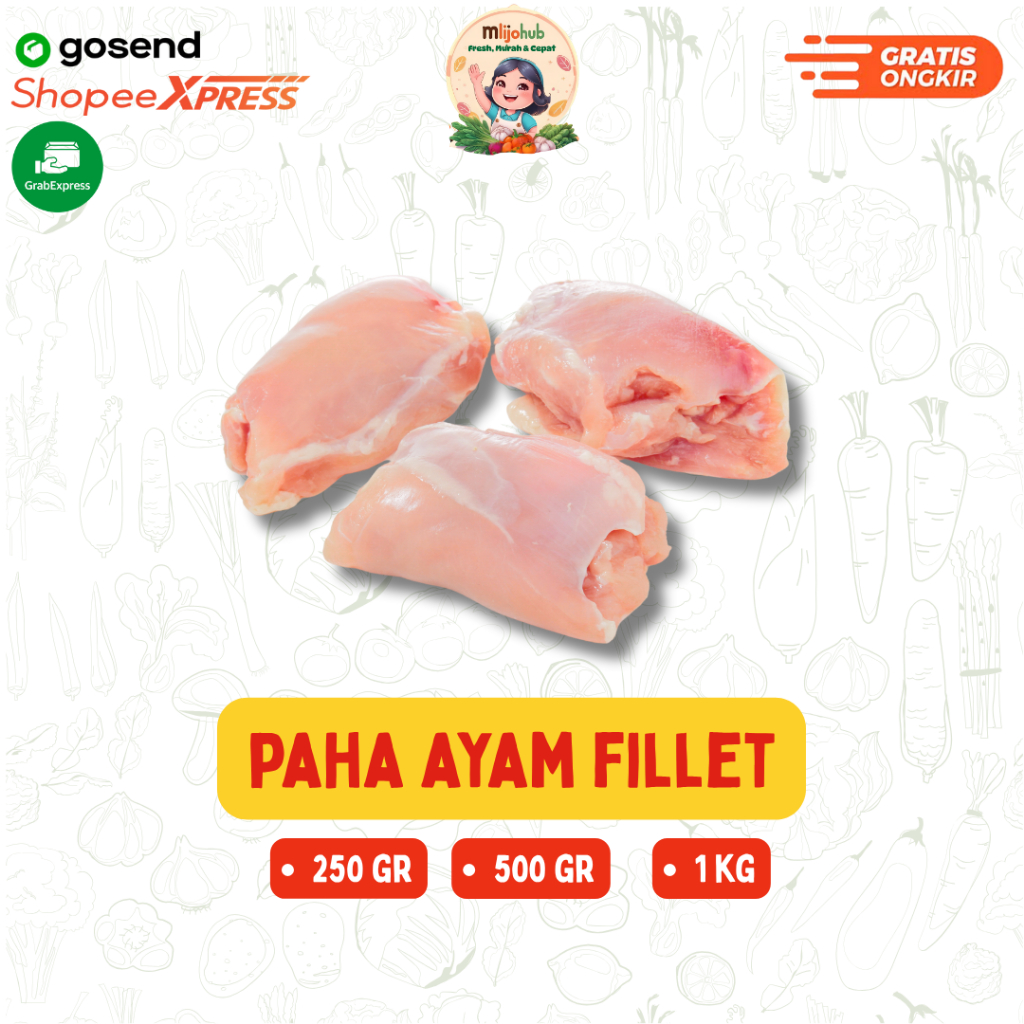 

Paha Ayam Fillet - Pengiriman Instan - Fresh Mlijohub Malang