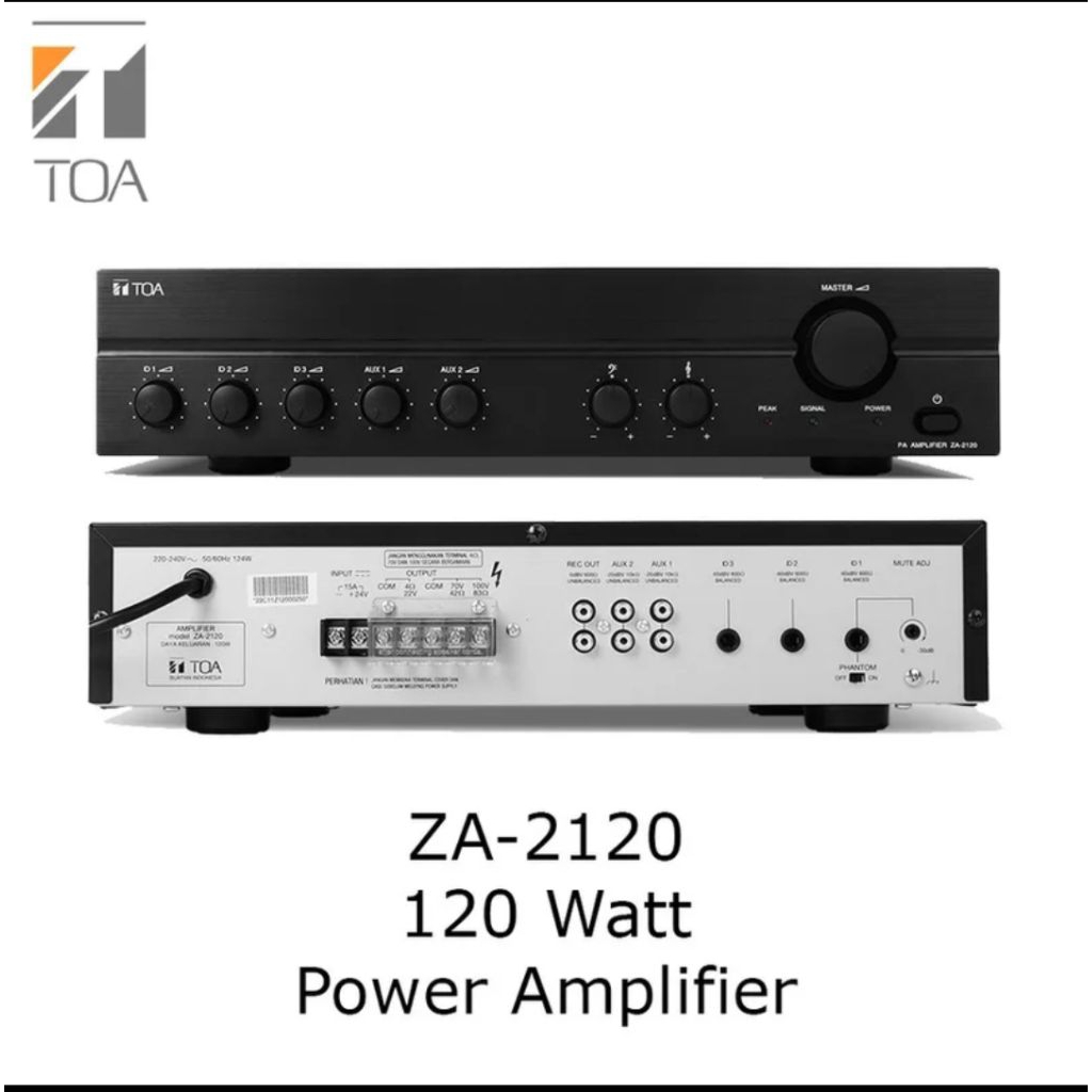 Amplifier TOA ZA 2120 120watt Garansi TOA