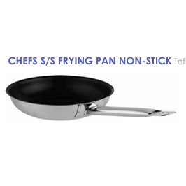 BIMA Chefs Professional Kitchenware FRYING PAN NON STICK (body only) - SUS 304 3-Ply Base Cookware w