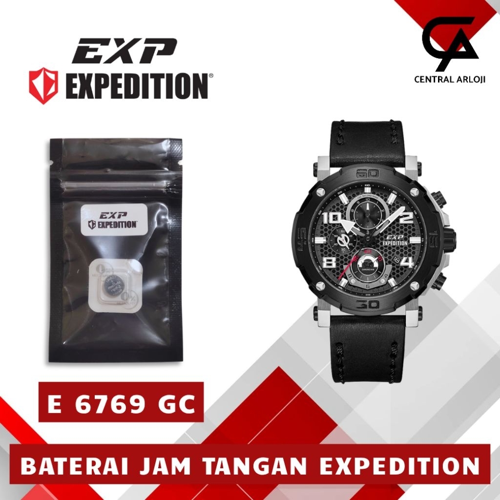 Baterai Jam Tangan Expedition E 6769 GC Original