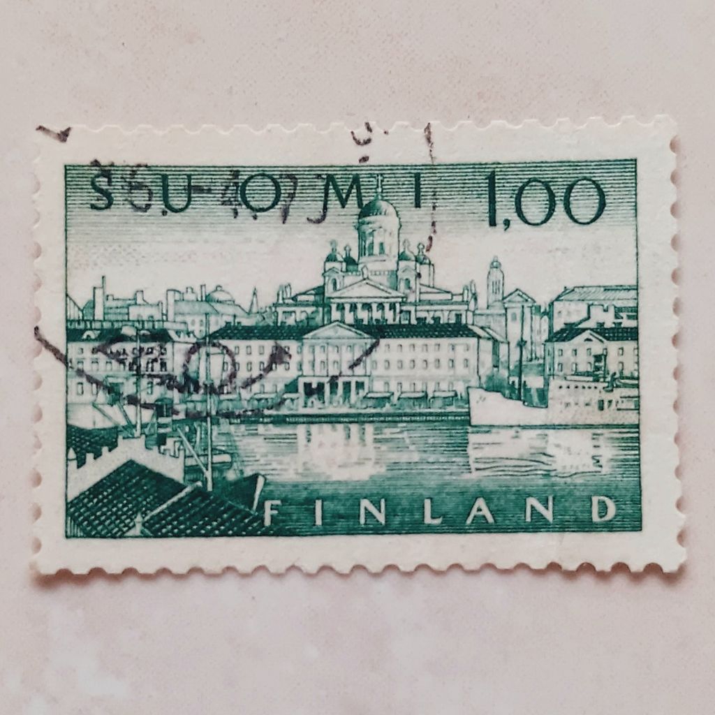 

(AA) Perangko Finlandia 1963 Helsinki Harbour 1 markka Used
