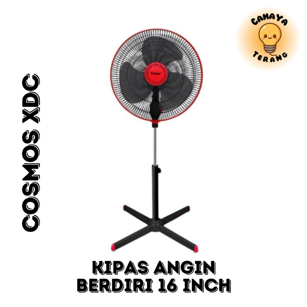 Cosmos Kipas Angin Berdiri 16" XDC - Kipas Berdiri Cosmos 16 In XDC - Standfan Cosmos XDC Besi