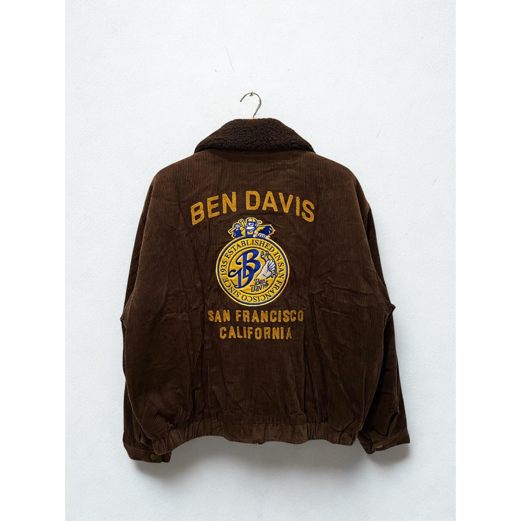 (RARE ITEM) Ben Davis Removal Boa Collar Cord Jacket