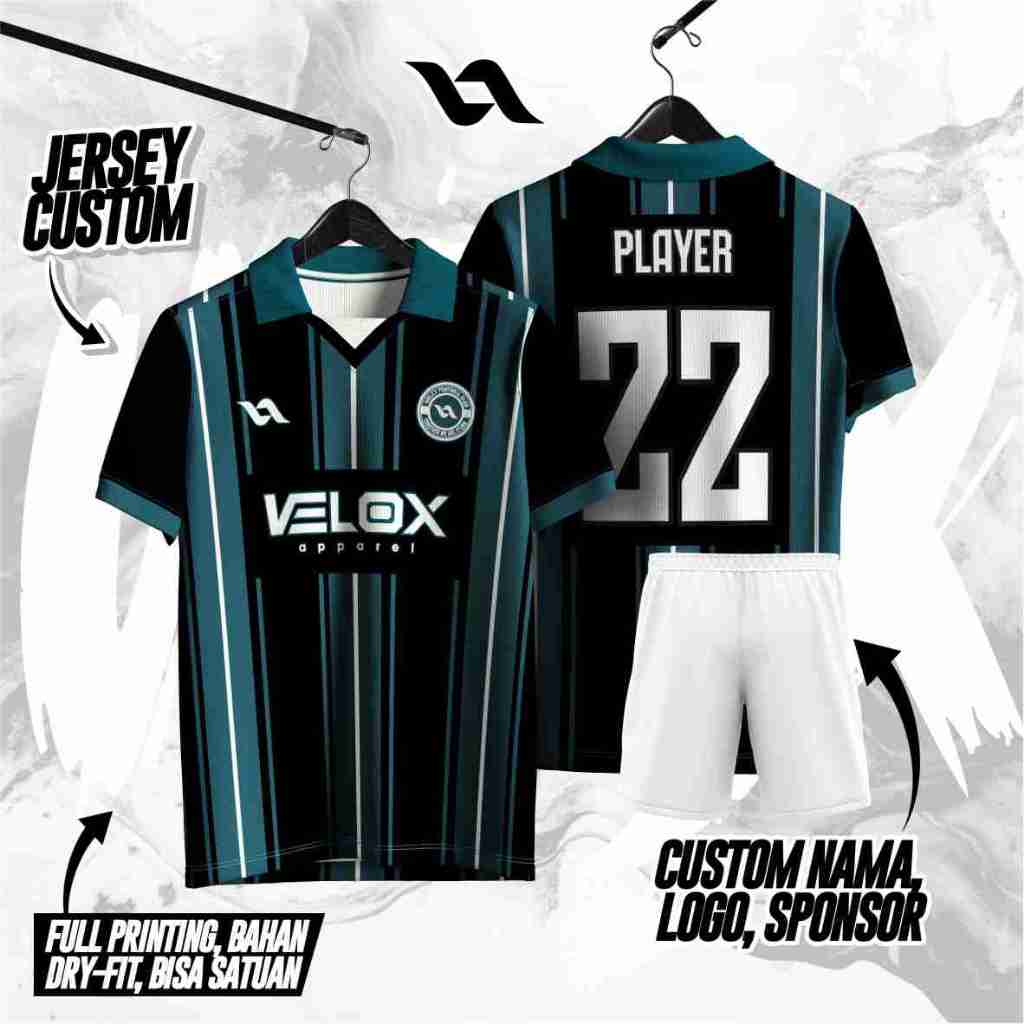 Jersey Futsal Custom / Jersey Bola Custom / Jersey Bola Futsal / Jersey Volly Custom Nama no FREE
