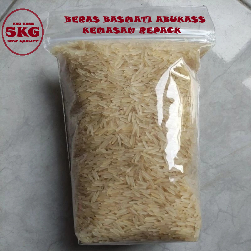 

beras basmati abu kass 5 kg kemasan repack