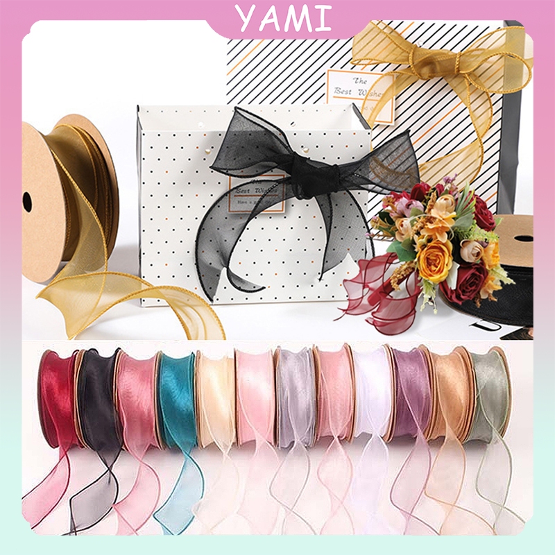 

【1 ROLL 10 Yard】Pita Korea Fishtail Ribbon Wave / PITA Ribbon / Dekorasi Hampers Bouquet / Pita Kado Bahan Satin / Dekorasi Kado Pita Hias / Pita Bucket Bunga