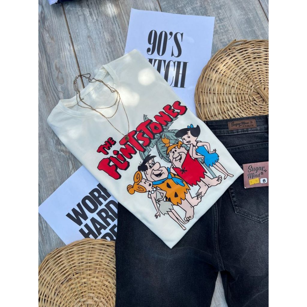 Kaos Sablon Custome Lengan Pendek Wanita Cotton Combed Baju Kaos Distro Import Premium Brandet Fashi