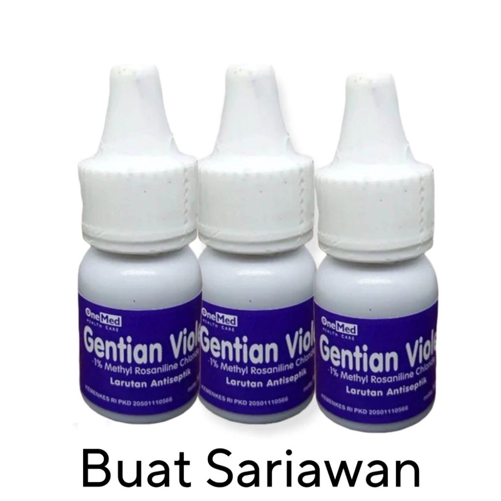 Obat Sariawan & Penghilang Bau Mulut Gentian Violet
