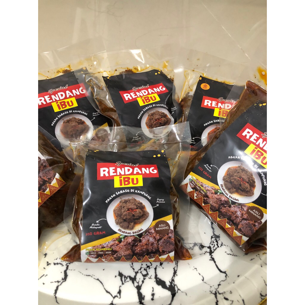 

250 gram - Spesial Rendang Daging (Asli Minang)