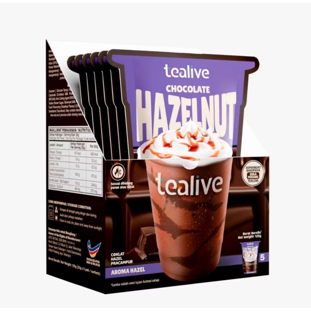 

TEALIVE HAZELNUT CHOCOLATE 3IN1