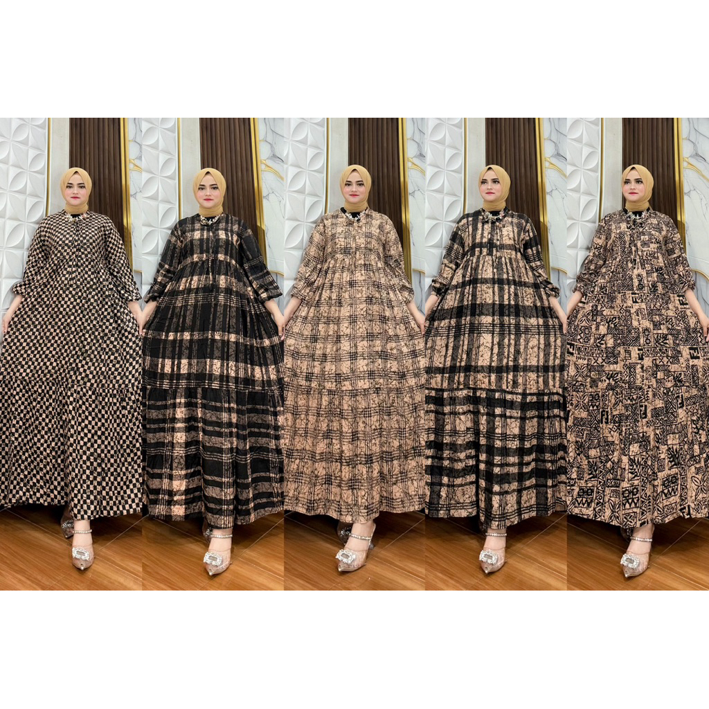 gamis casandra | gamis viral motif terbaru kekinian viral