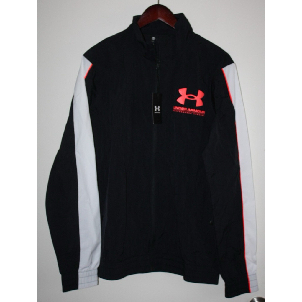 Jacket Under Armour WOVEN TRACK JACKET Black