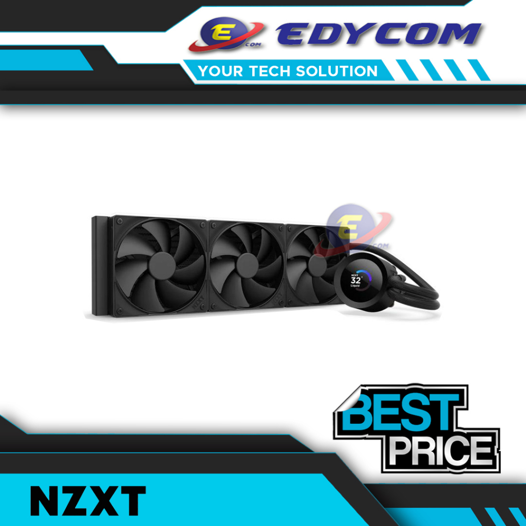 NZXT Kraken Plus 360 - 360mm AIO Liquid Cooler BLACK