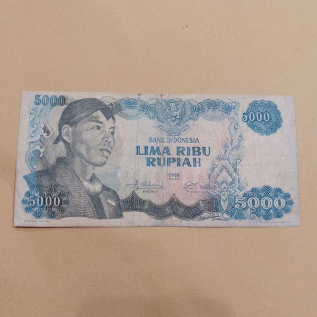 Uang Kuno 5000 Sudirman 1968