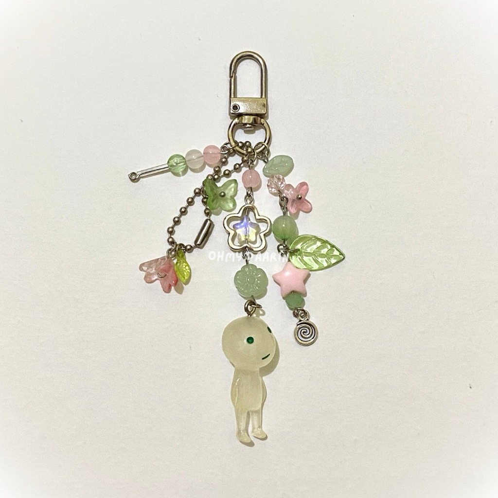 Kodama Keychain — princess mononoke studio ghibli - smiski gantungan tali handphone kunci keychain p