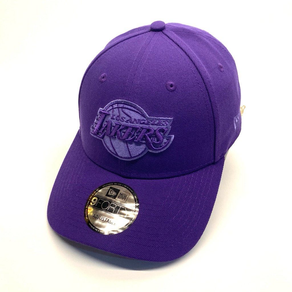 New Era Cap 9Forty NBA LA Lakers Mono Purple Hat