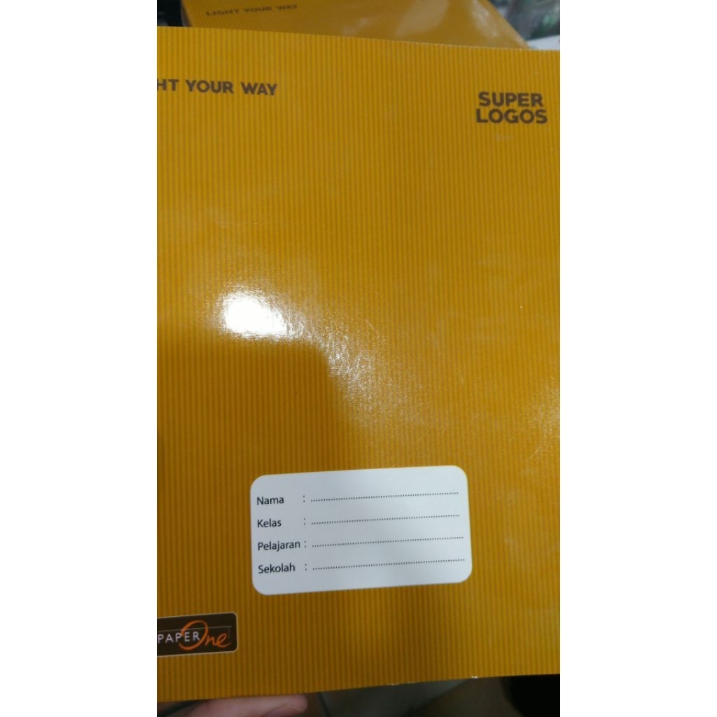 

Buku Tulis Paper One isi 38 sampul coklat