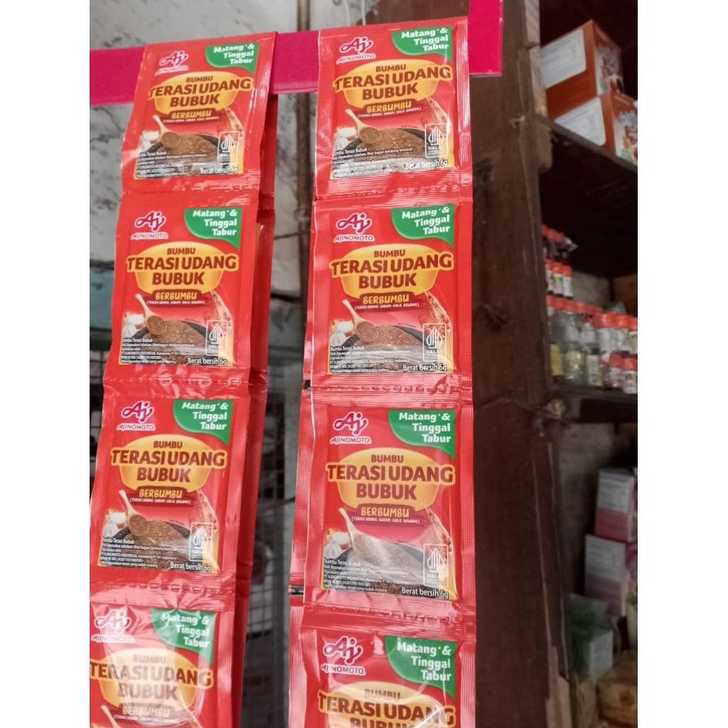 

Terasi bubuk Ajinomoto renteng