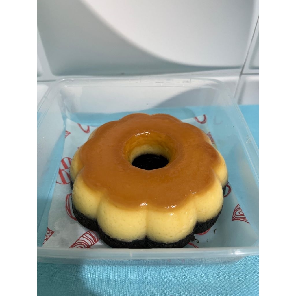 

Brownies ketan hitam keju karamel