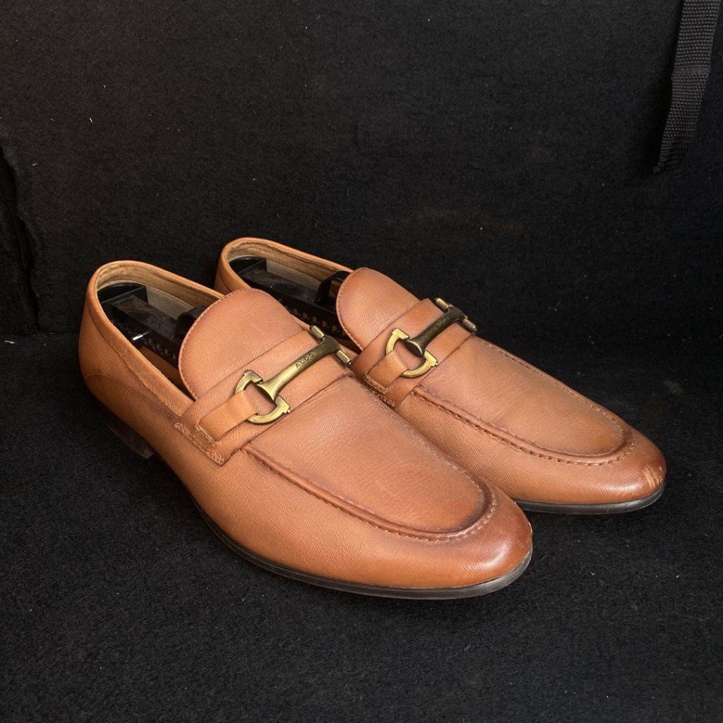 Ald* Loafers Horsebit Brown (Preloved)
