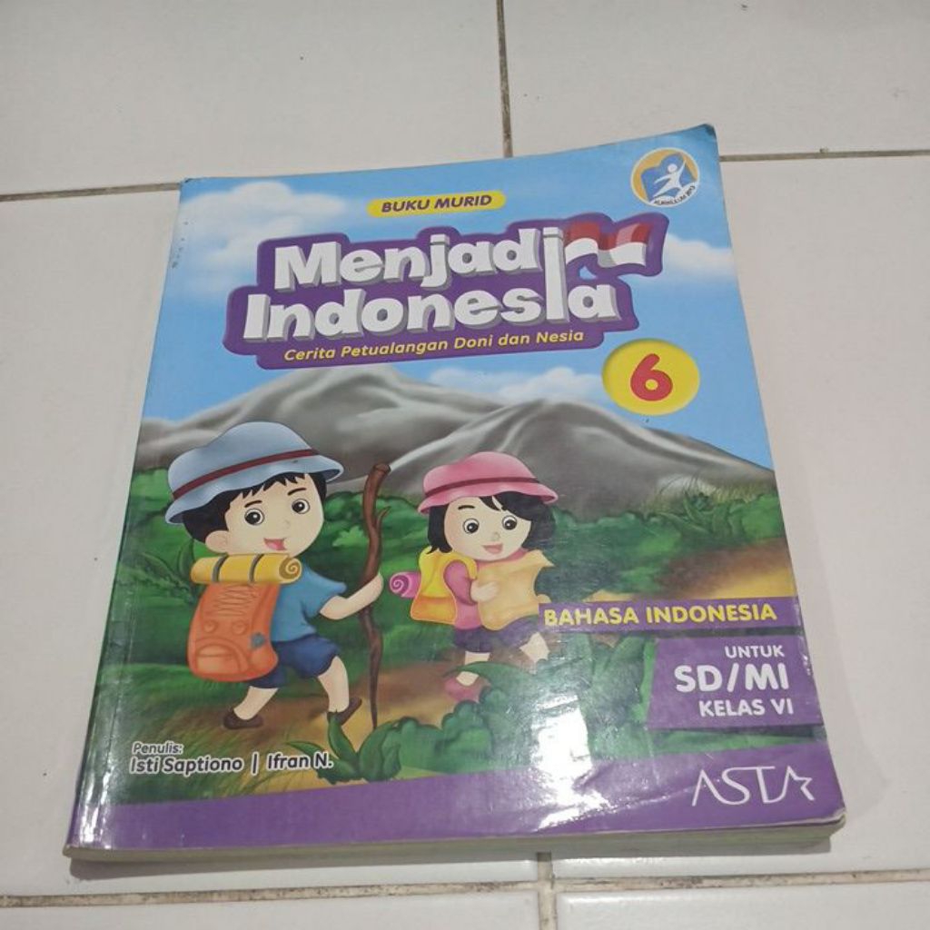 BUKU MURID MENJADI INDONESIA UNTUK KELAS 6 SD/MI