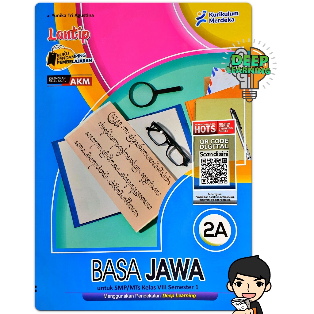 BUKU LKS BAHASA BASA JAWA SMP KELAS 8 SEMESTER 1 2025-2026 KURIKULUM MERDEKA Deep Learning KURMER | 
