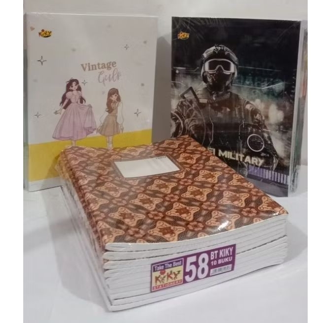 

BUKU TULIS KIKY 58 LEMBAR (PAK) / BUKU SEKOLAH KIKY