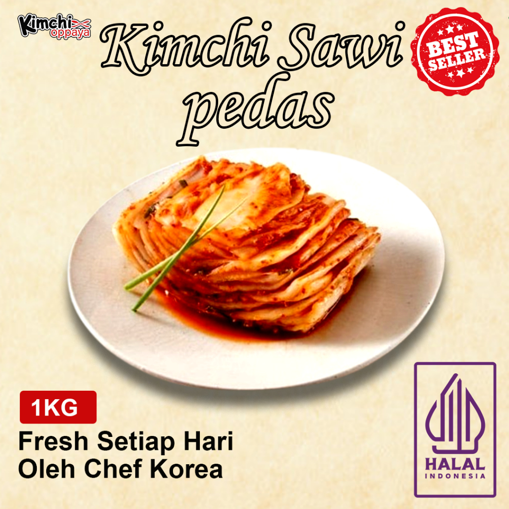 

Kimchi Sawi Pedes 1Kg Halal Korea